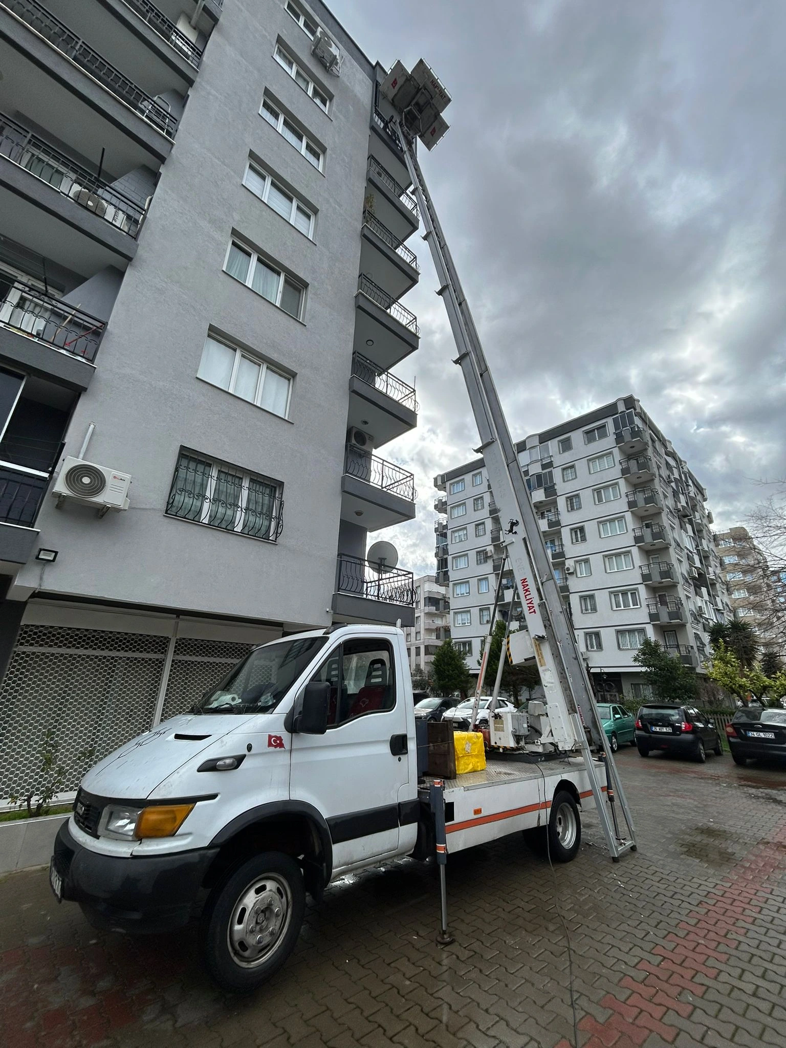 Multitel MX170 20 metre kiralık asansör İzmir nakliyat